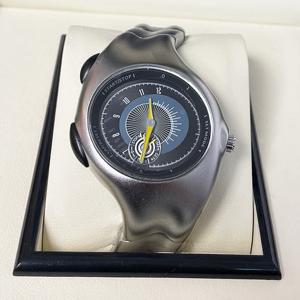 Middle-aged Y2k Original Non-mechanical Watch Twisted Retro Fashion High-end Ins Niche Quartz Watch