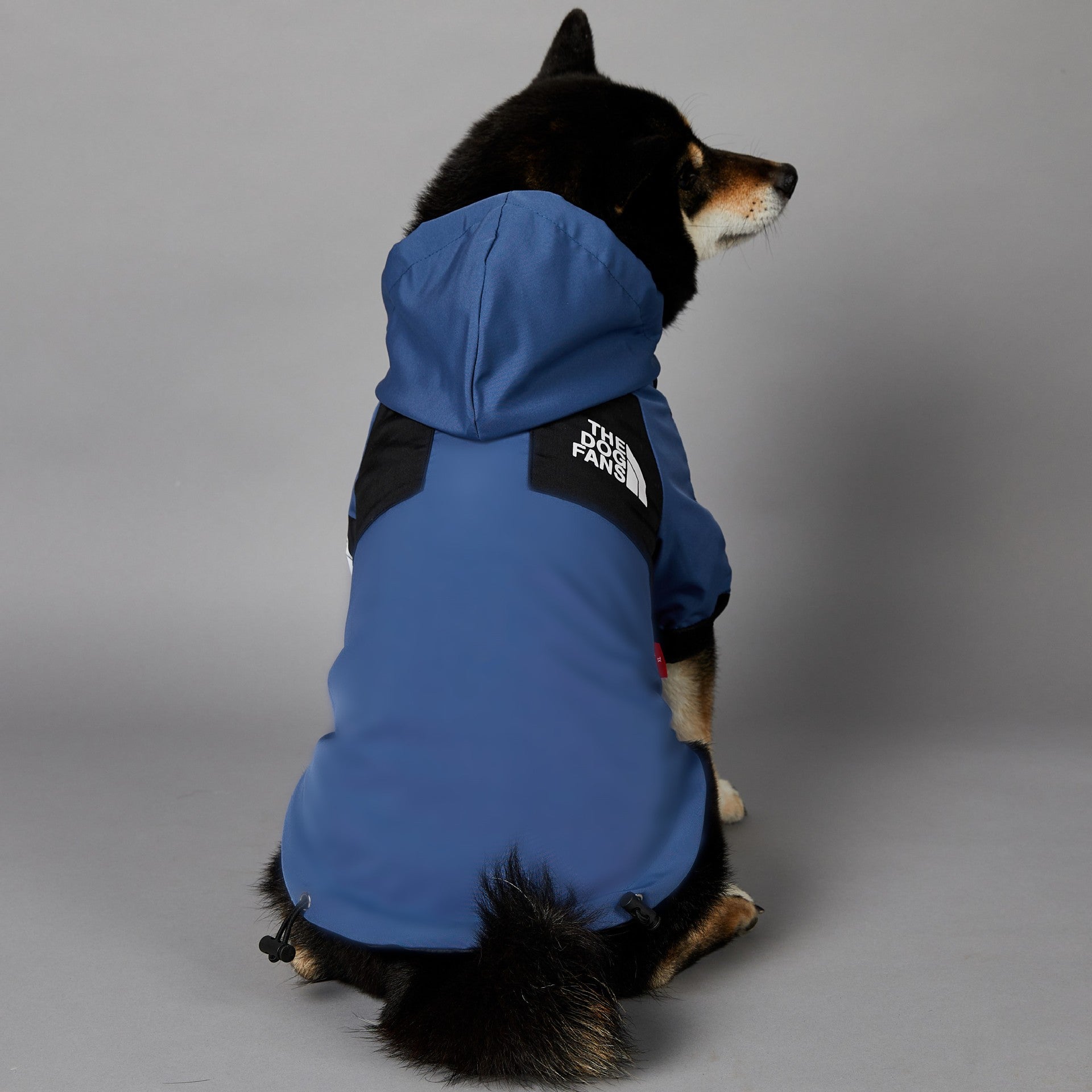 Fashion Brand Windproof Rain-proof North Dog Face New Dog Large Dog Raincoat Dog Pet Jacket