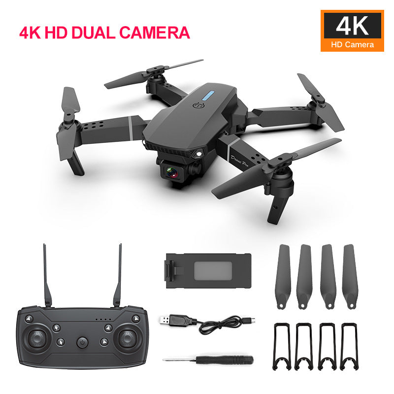 E88 PRO UAV Aerial Photography HD Long Endurance Fixed Height Cross-border Quadcopter E525 Remote Control Aircraft