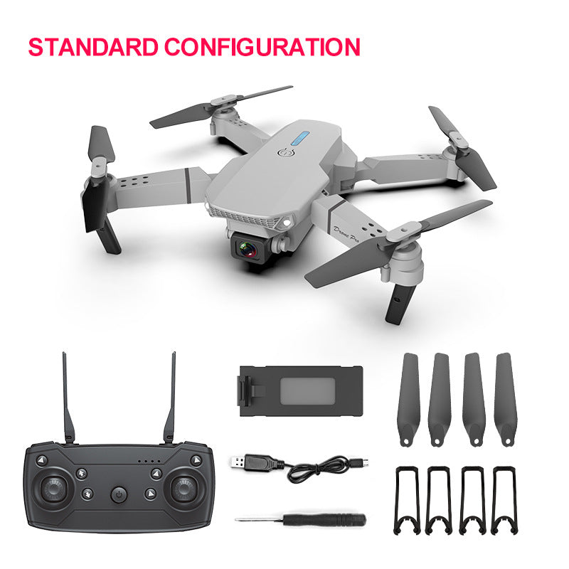 E88 PRO UAV Aerial Photography HD Long Endurance Fixed Height Cross-border Quadcopter E525 Remote Control Aircraft