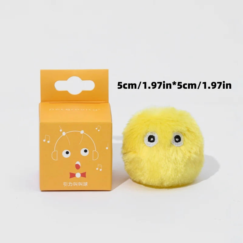 Smart Cat Toys – Interactive Plush Catnip Toy Ball with Realistic Animal Sounds for Cats & Kittens