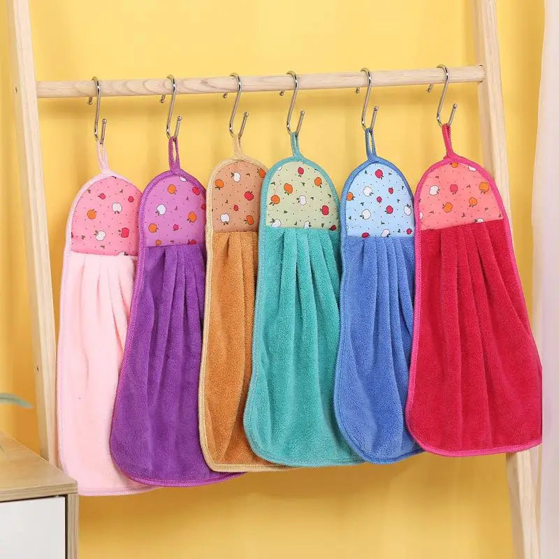 Soft Microfiber Hanging Hand Towel