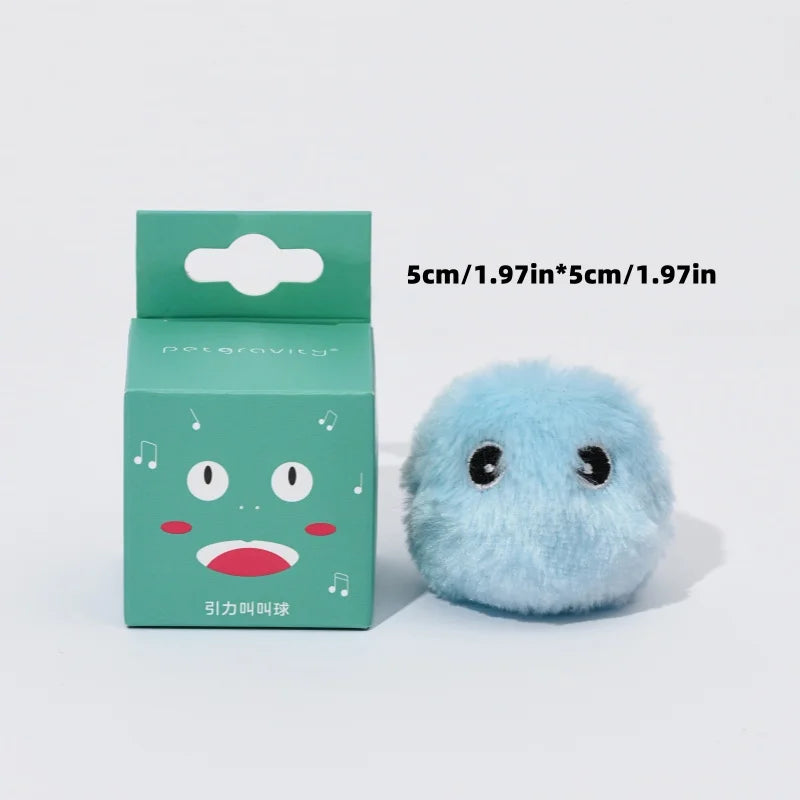 Smart Cat Toys – Interactive Plush Catnip Toy Ball with Realistic Animal Sounds for Cats & Kittens