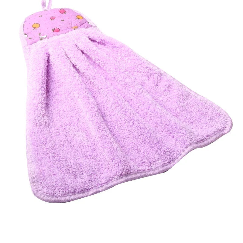 Soft Microfiber Hanging Hand Towel