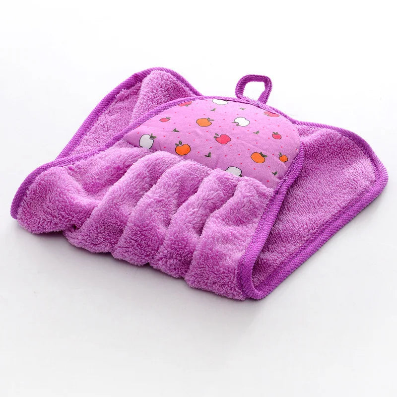 Soft Microfiber Hanging Hand Towel