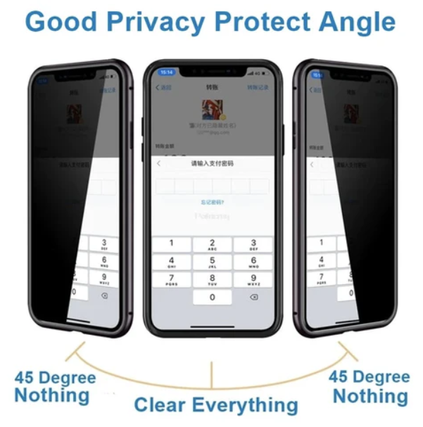 Anti-Peep Magnetic Phone Protection