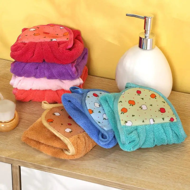 Soft Microfiber Hanging Hand Towel