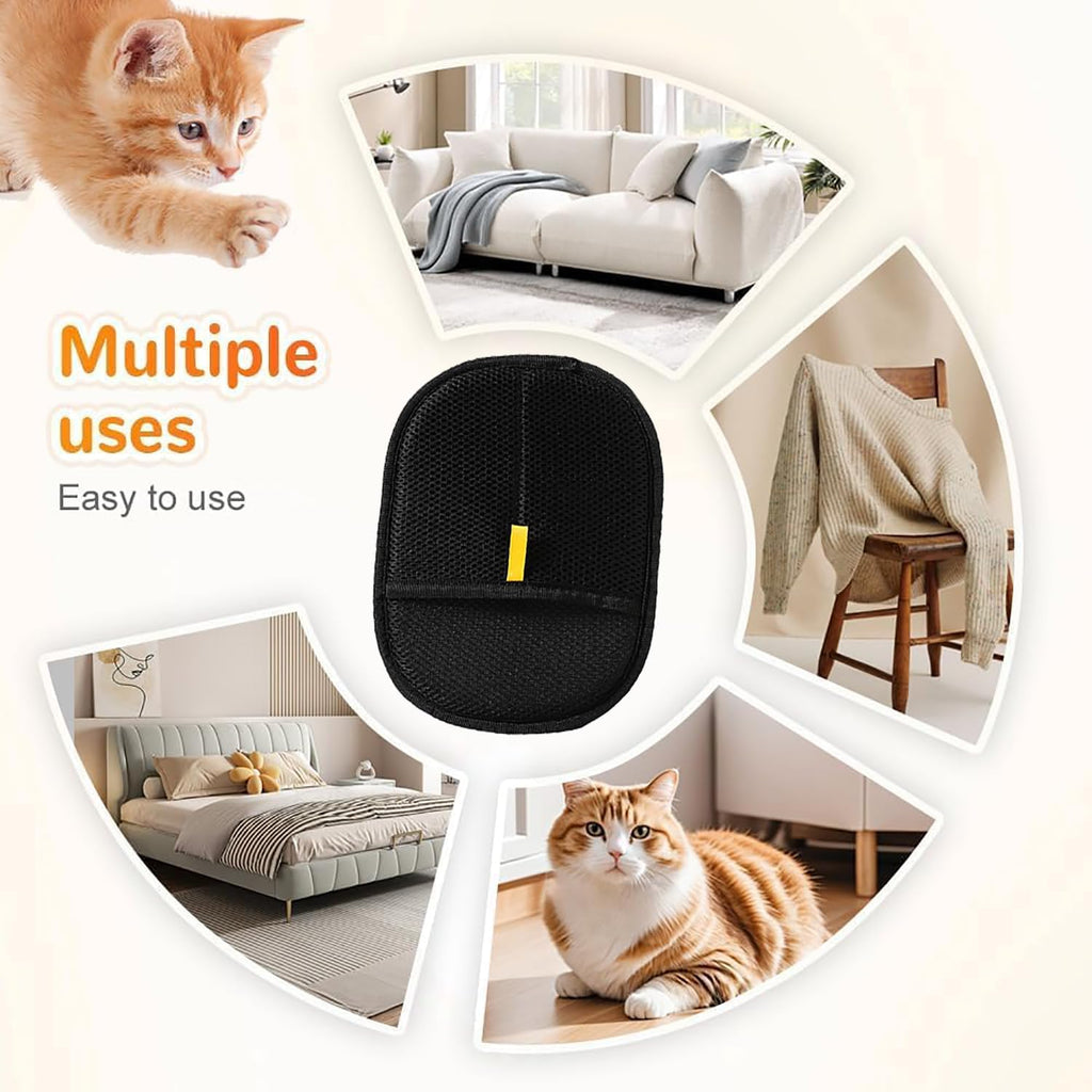 FurGone Pet Hair Remover Glove – Gentle Grooming Glove for Cats & Dogs | Shed-Free Home