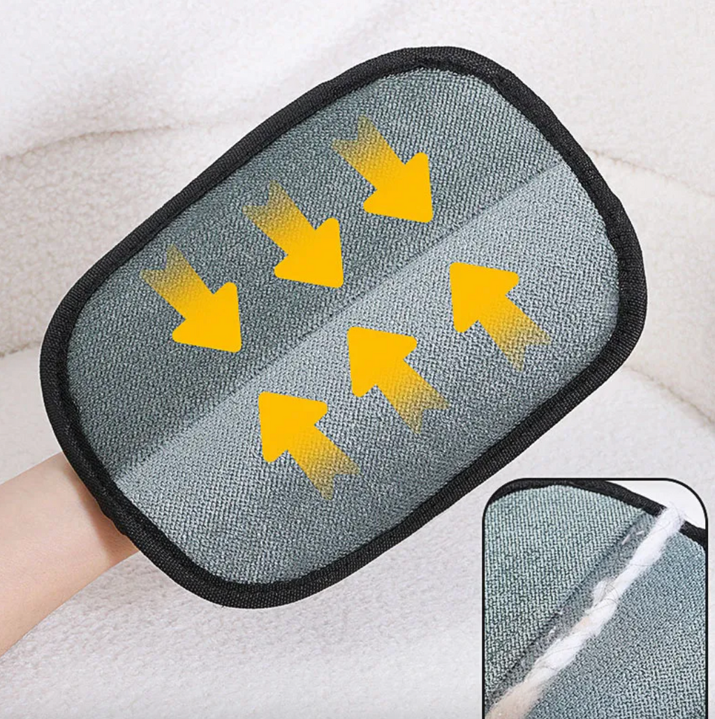 FurGone Pet Hair Remover Glove – Gentle Grooming Glove for Cats & Dogs | Shed-Free Home